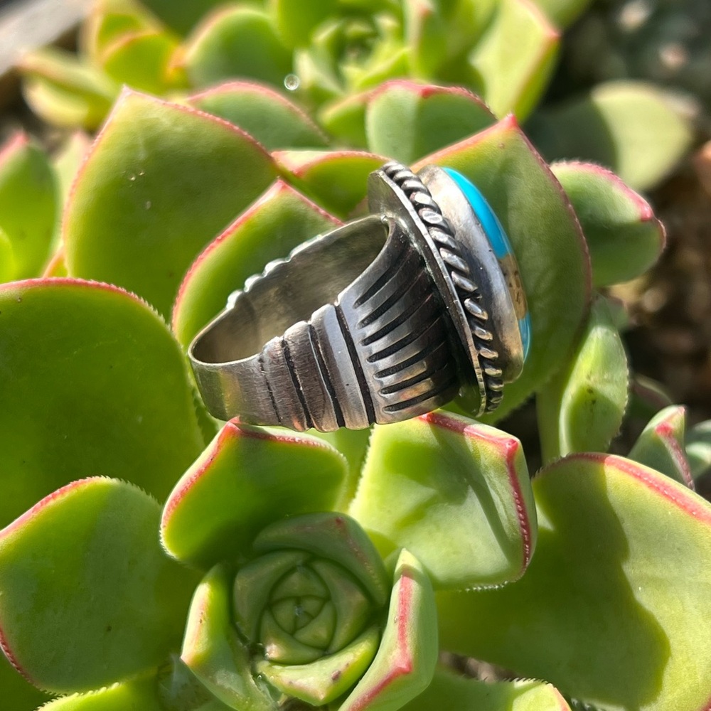 Navavo Pansy Johnsonturquoise Ring - image 2